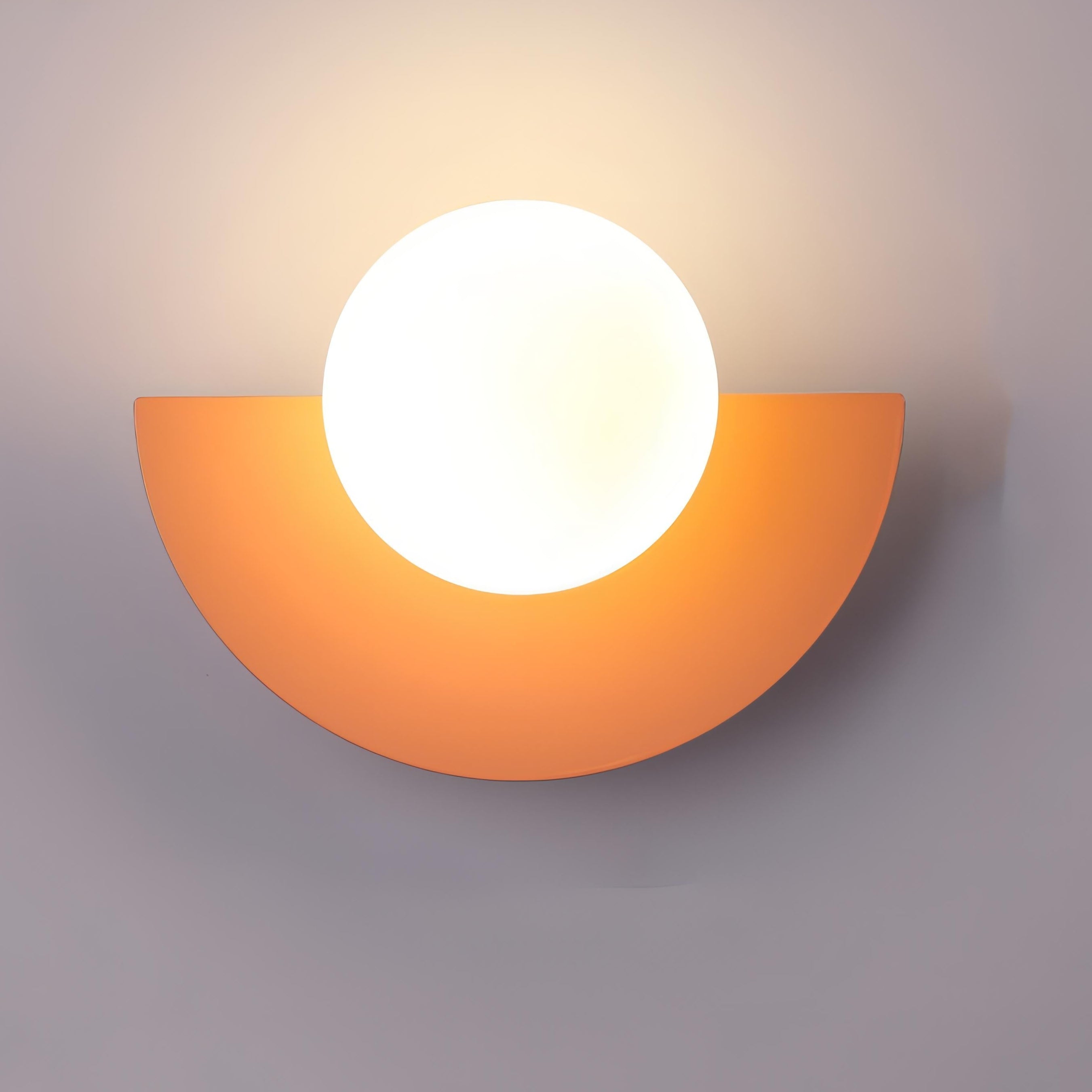 Modern crescent-shaped wall sconces – Scandinavian interior lighting