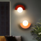 Modern crescent-shaped wall sconces – Scandinavian interior lighting