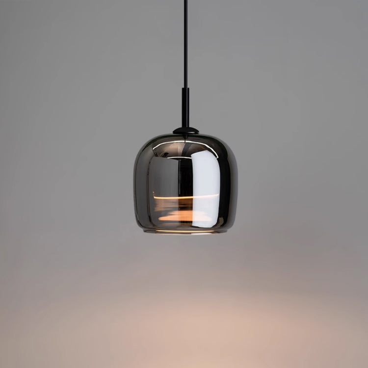 Ceiling pendant lamp black glass Nordic style modern home