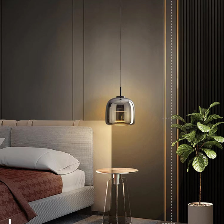 Ceiling pendant lamp black glass Nordic style modern home
