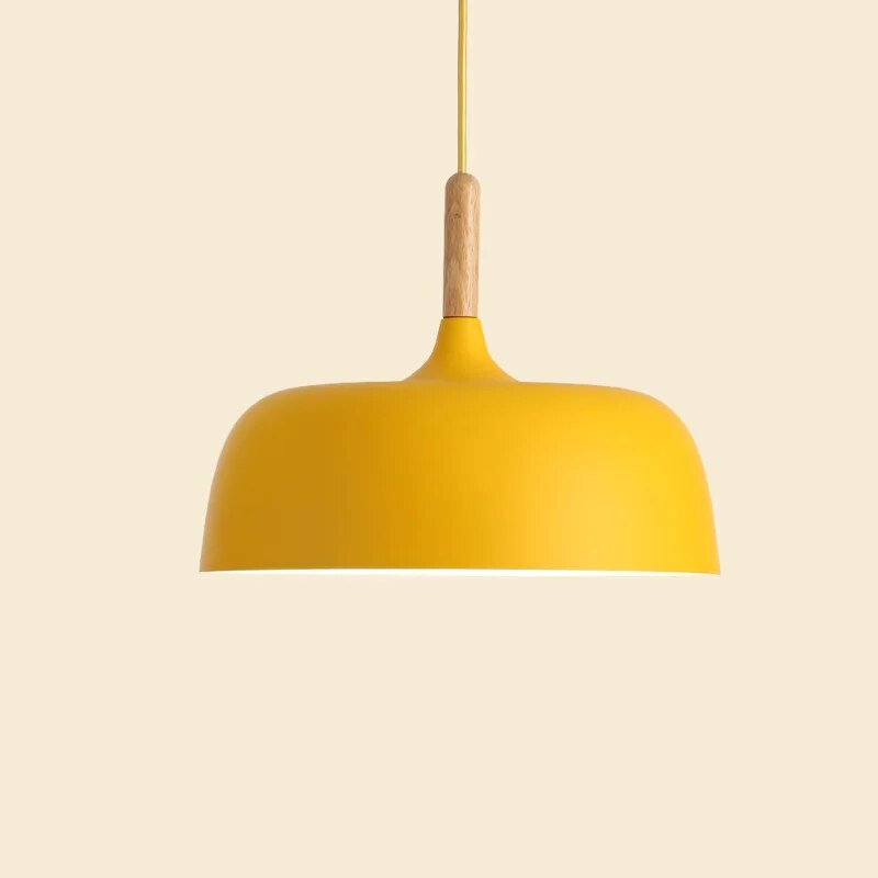 Lampada a sospensione calda e armoniosa in stile scandinavo per soggiorni e cucine