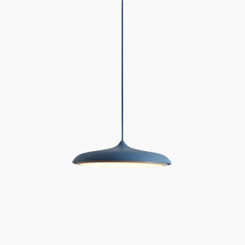 Ponadczasowa skandynawska lampa wisząca LED w kształcie dysku do nowoczesnego domu