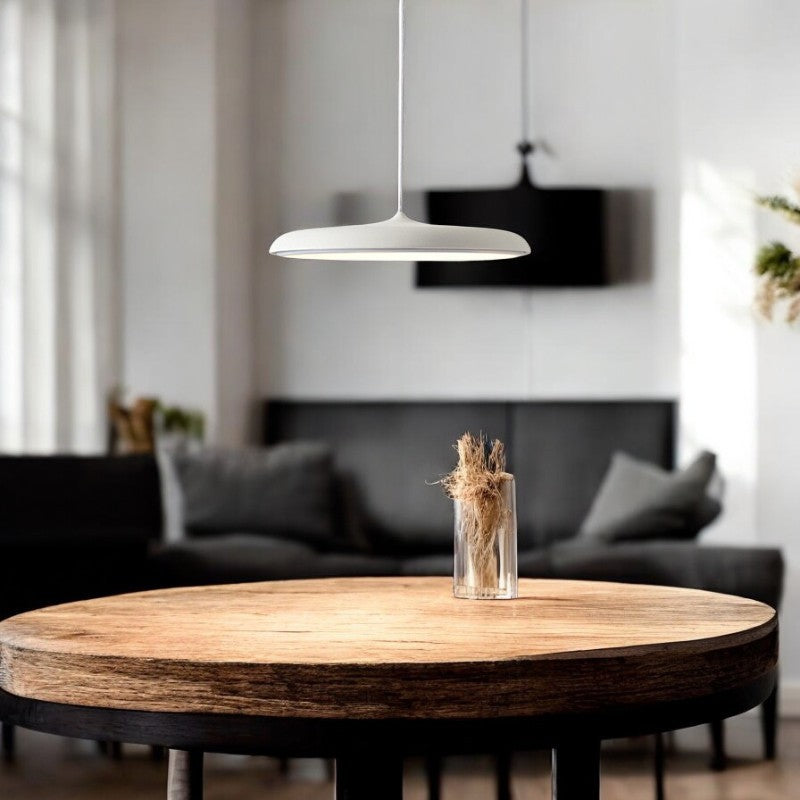 Lampada a soffitto LED moderna in stile scandinavo a forma di disco