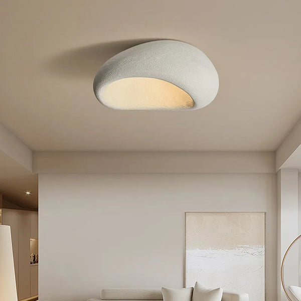 Lampada da soffitto minimalista in stile Wabi-Sabi per interni tranquilli