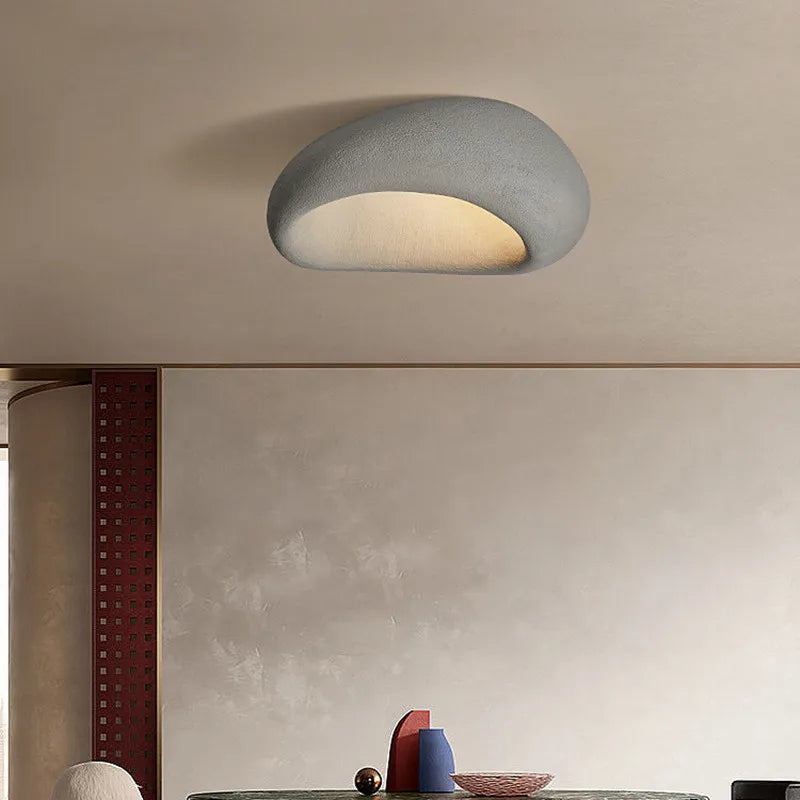 Lampada da soffitto minimalista in stile Wabi-Sabi per interni tranquilli