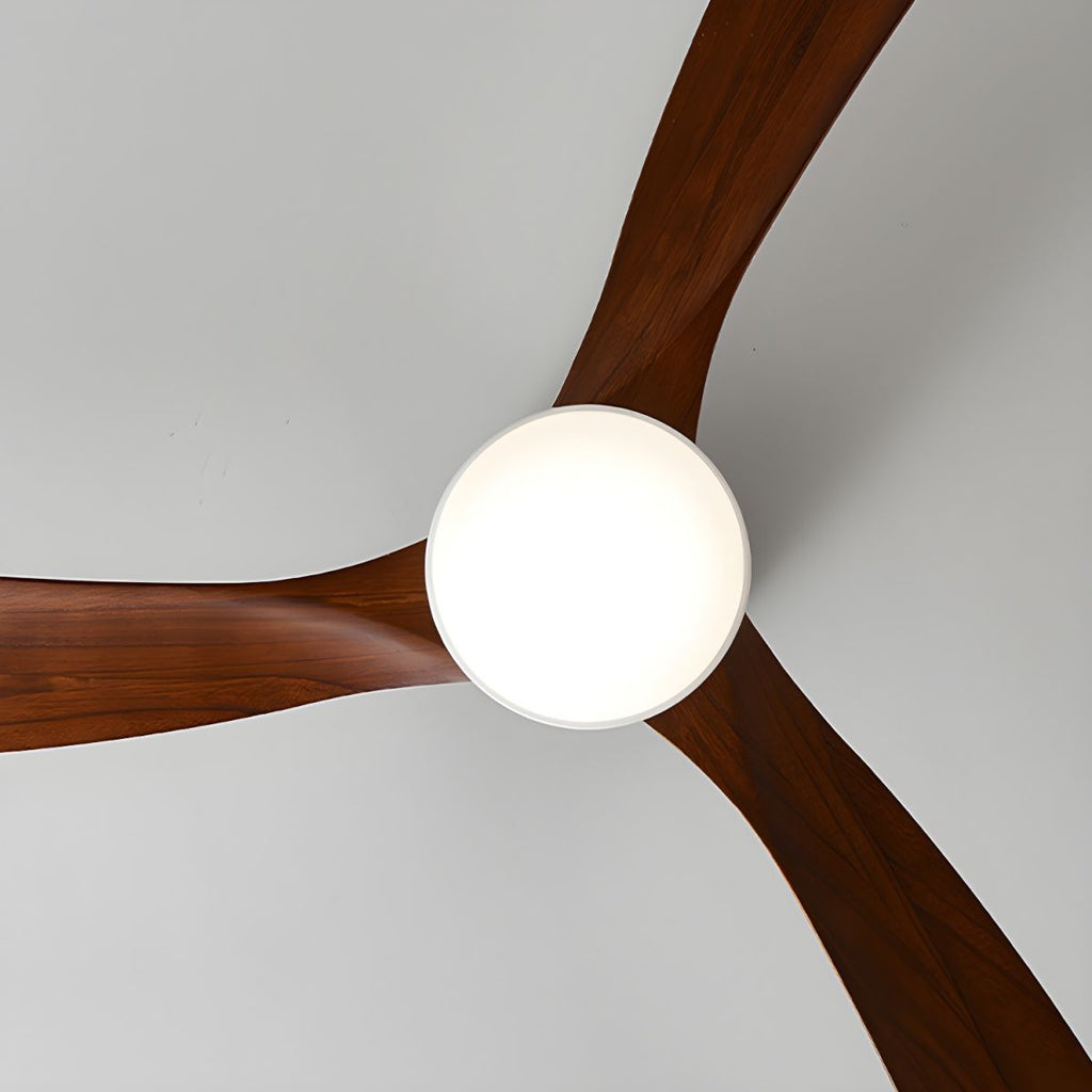 Lampa sufitowa w stylu nordyckim z wentylatorem Lampa sufitowa LED z pilotem