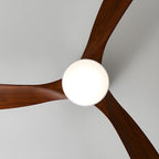 Lampa sufitowa w stylu nordyckim z wentylatorem Lampa sufitowa LED z pilotem
