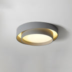 Modern ceiling lamp in Nordic Art Deco style – round LED model