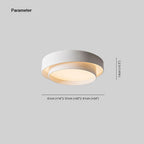 Modern ceiling lamp in Nordic Art Deco style – round LED model