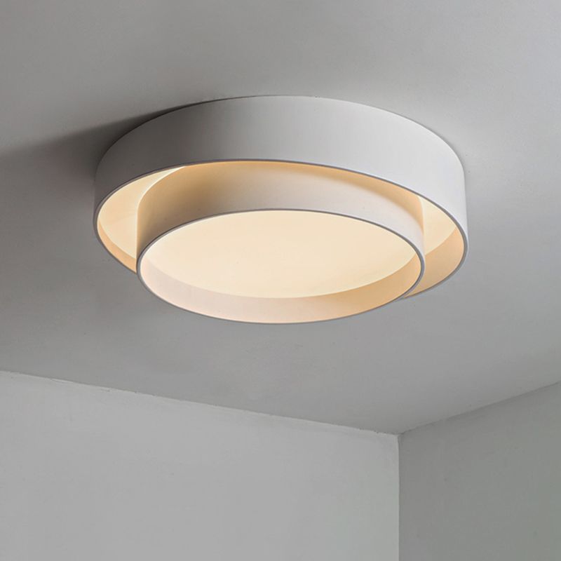 Modern ceiling lamp in Nordic Art Deco style – round LED model
