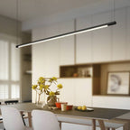 Lampada da soffitto LED lunga, sottile e semitrasparente