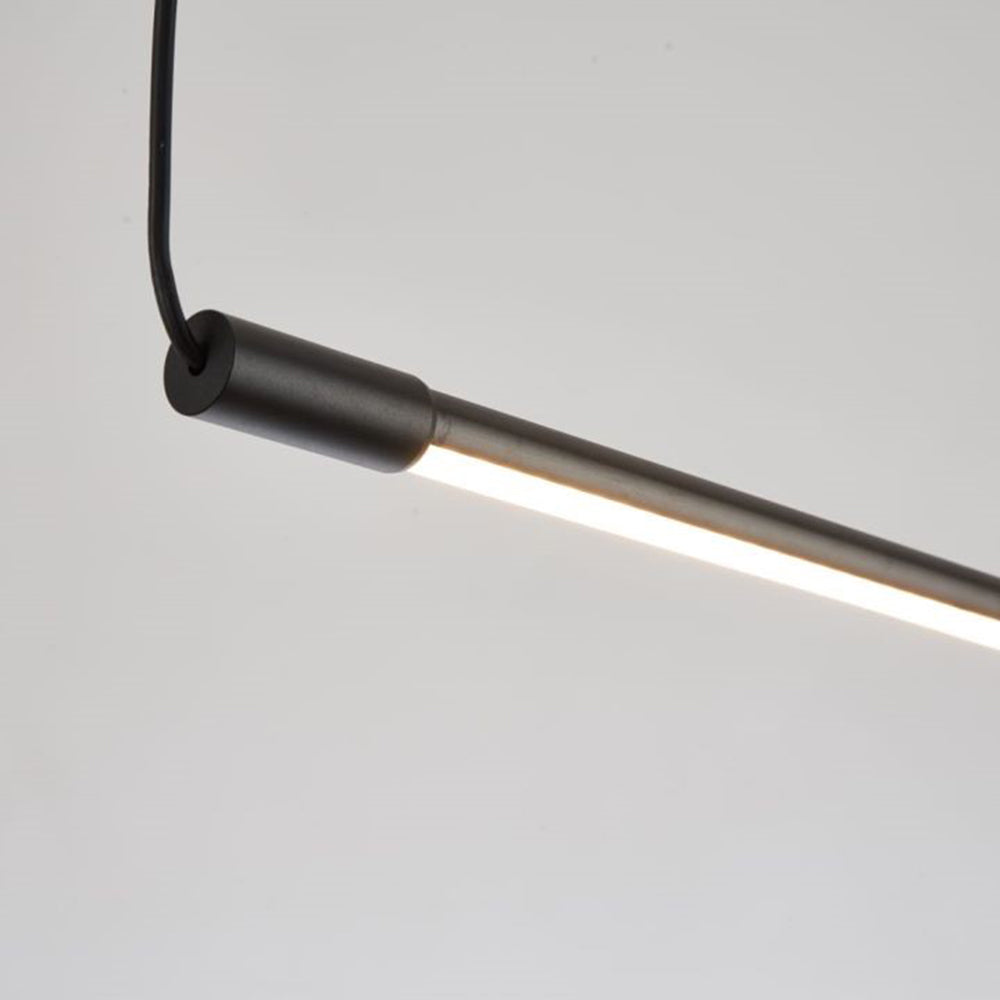 Lampada da soffitto LED lunga, sottile e semitrasparente