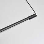Harmonische Eleganz schlanke lange halbtransparente LED-Hängeleuchte für Zuhause