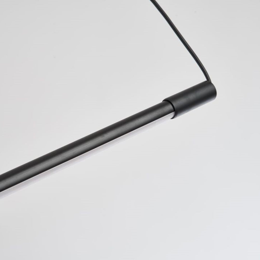 Lampada da soffitto LED lunga, sottile e semitrasparente