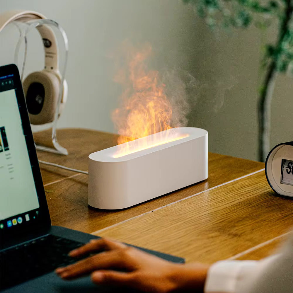 Lampe ultrasonique décorative avec humidificateur