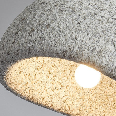 Lampe de plafond minimaliste de style japandi