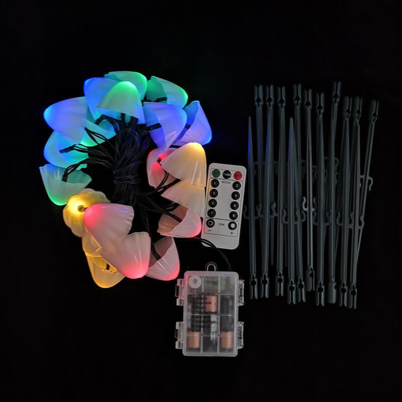 Lampe extérieure LED en forme de champignon pour éclairer les allées de jardin