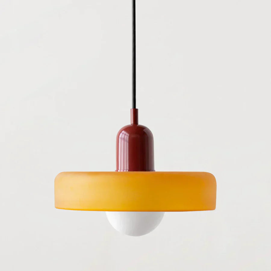 Stylowa marmurowa lampa wisząca sufitowa w stylu skandynawskim