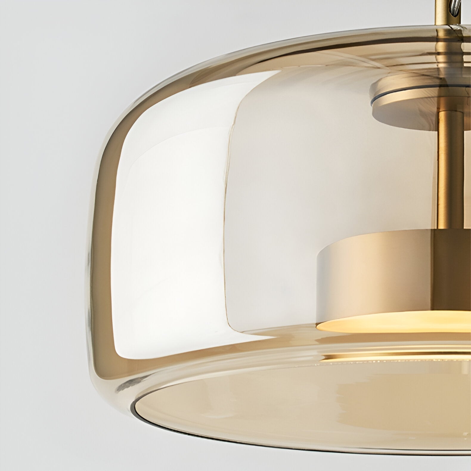 Lampa sufitowa wisząca LED retro z połowy wieku model