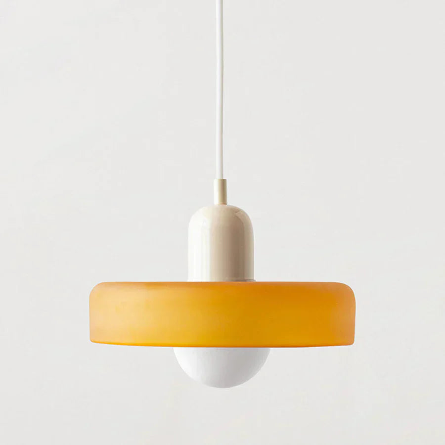 Stylowa marmurowa lampa wisząca sufitowa w stylu skandynawskim