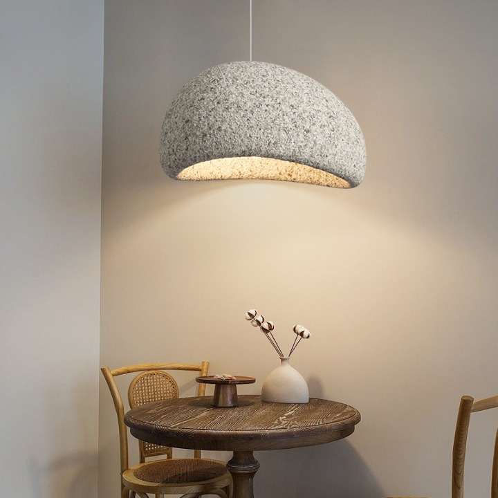 Lampe de plafond minimaliste de style japandi