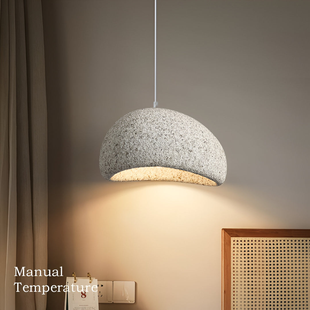 Lampe de plafond minimaliste de style japandi