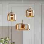 Lampada a sospensione LED elegante in stile retrò metà secolo