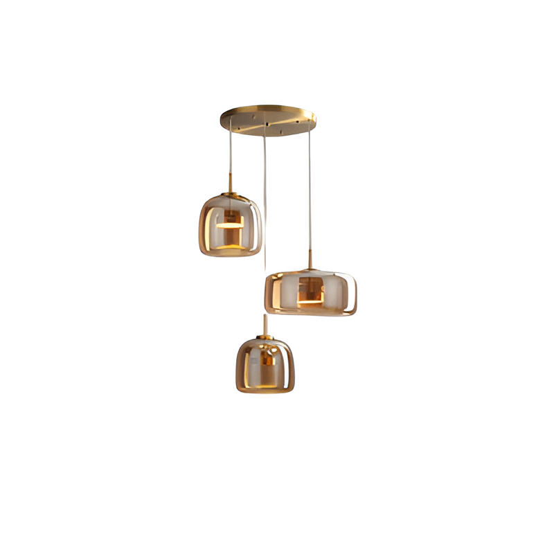 Lampa sufitowa wisząca LED retro z połowy wieku model