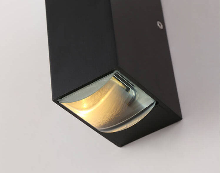 Lampada da parete LED illuminazione esterna impermeabile moderna rettangolare