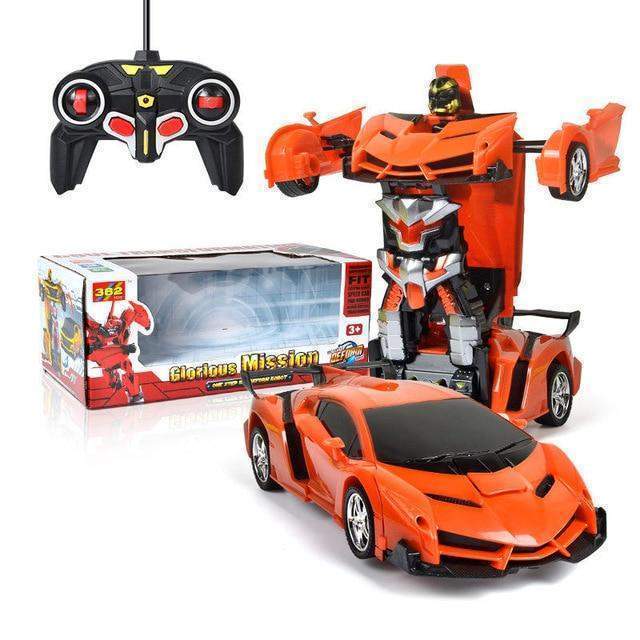 Dynamic remote-controlled LED robot car