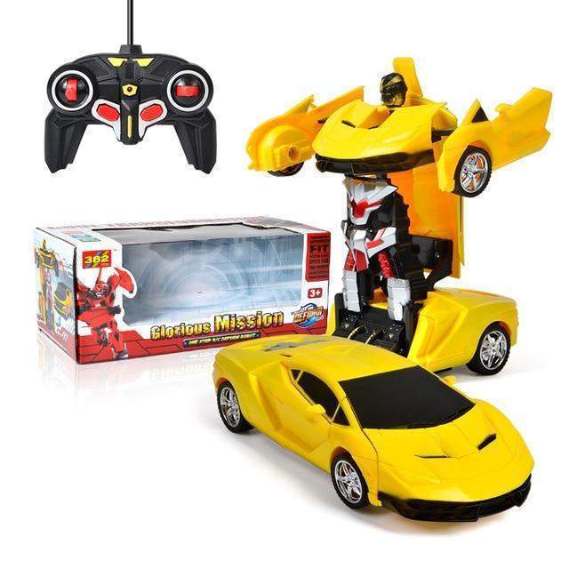 Dynamic remote-controlled LED robot car