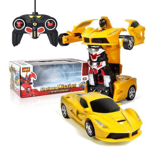Dynamic remote-controlled LED robot car