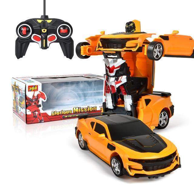 Dynamic remote-controlled LED robot car