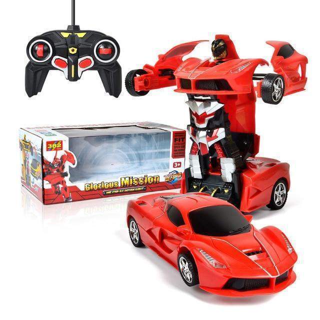 Dynamic remote-controlled LED robot car