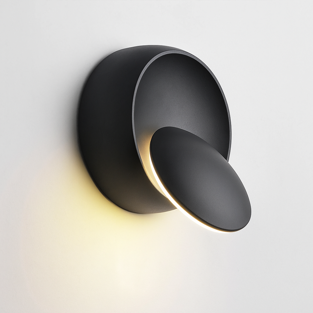 Nowoczesna obrotowa lampa ścienna LED z możliwością obrotu o 350°