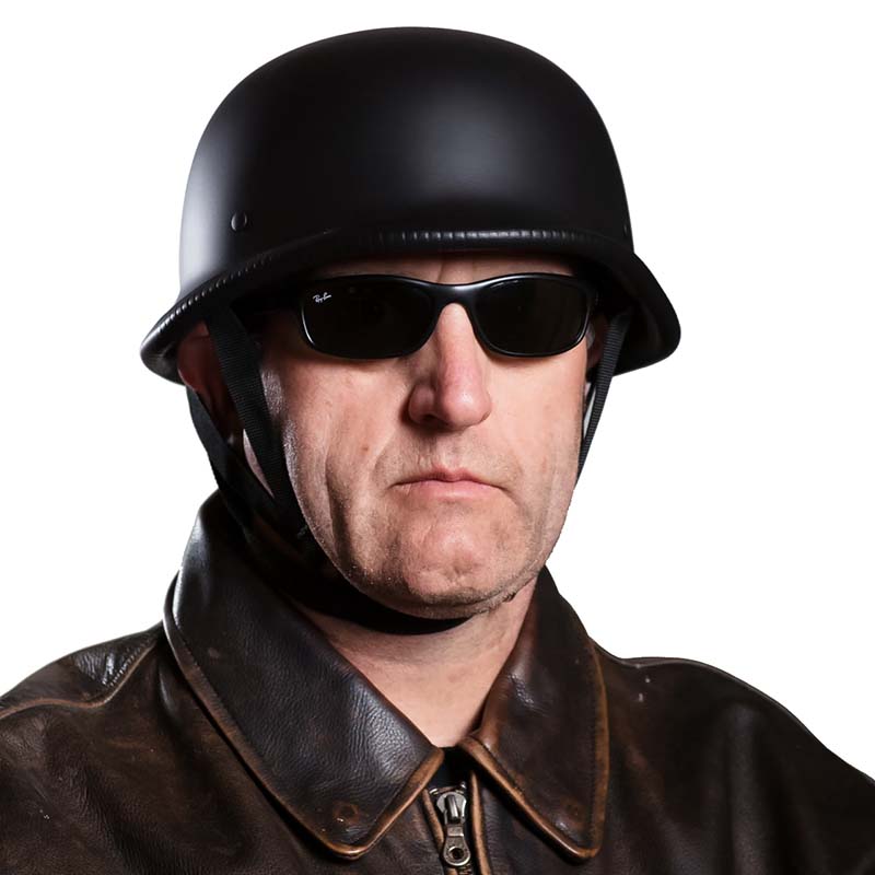 Certyfikowany kask otwarty do codziennego użytku motocyklowego