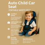Portable child car seat – reliable protection and support for every trip