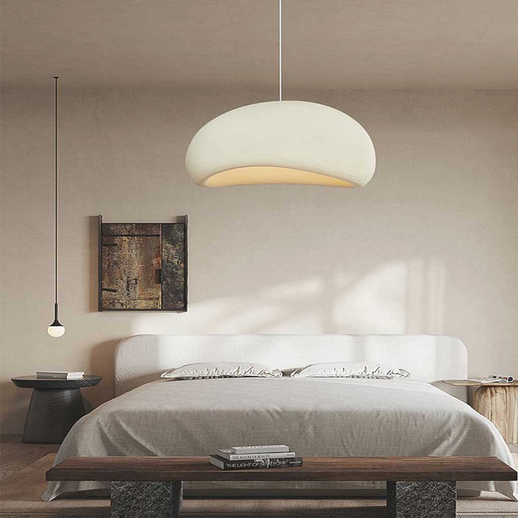Lampe de plafond minimaliste de style japandi