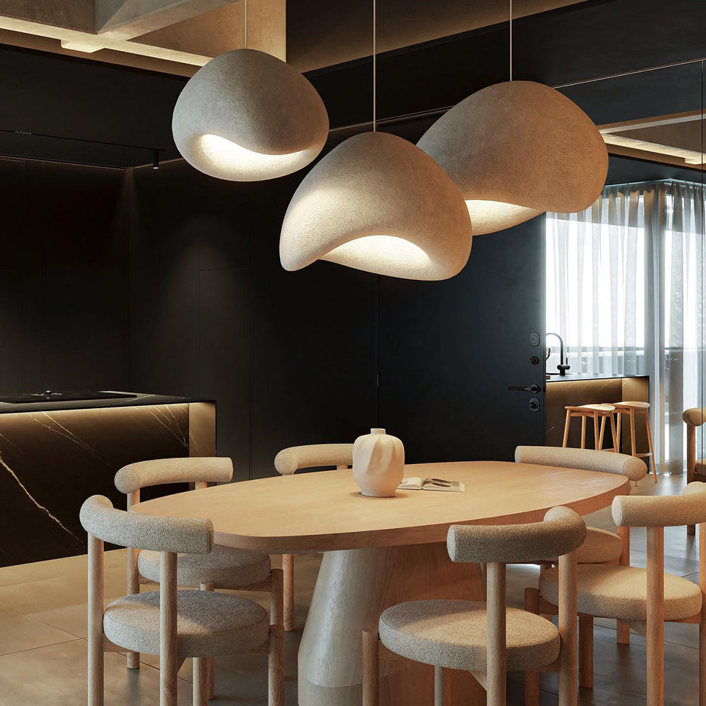 Cloud-shaped pendant lamp