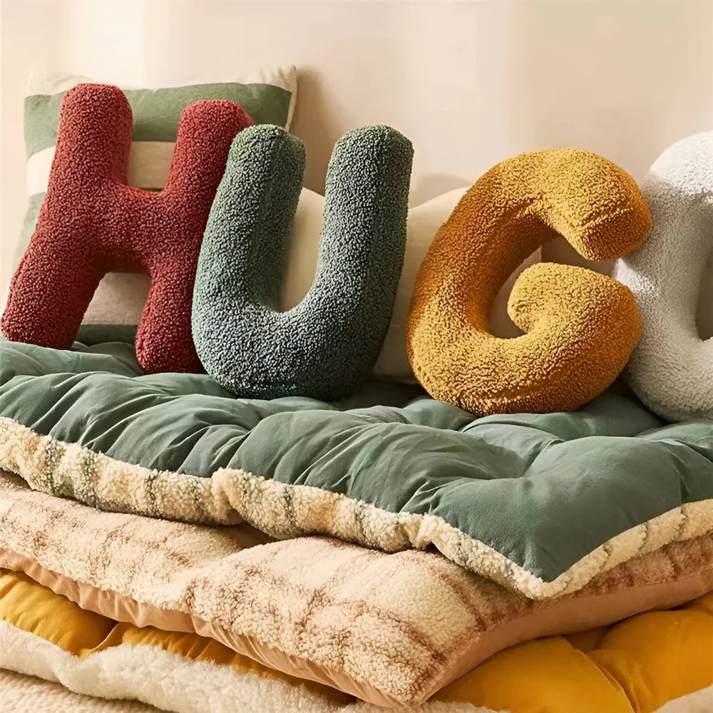 Poduszka Dekoracyjna Litera Alfabetu Cushion