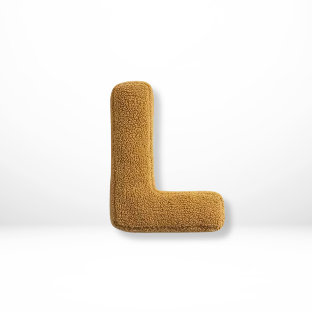 Decoratief Kussen in Alfabetlettervorm  
