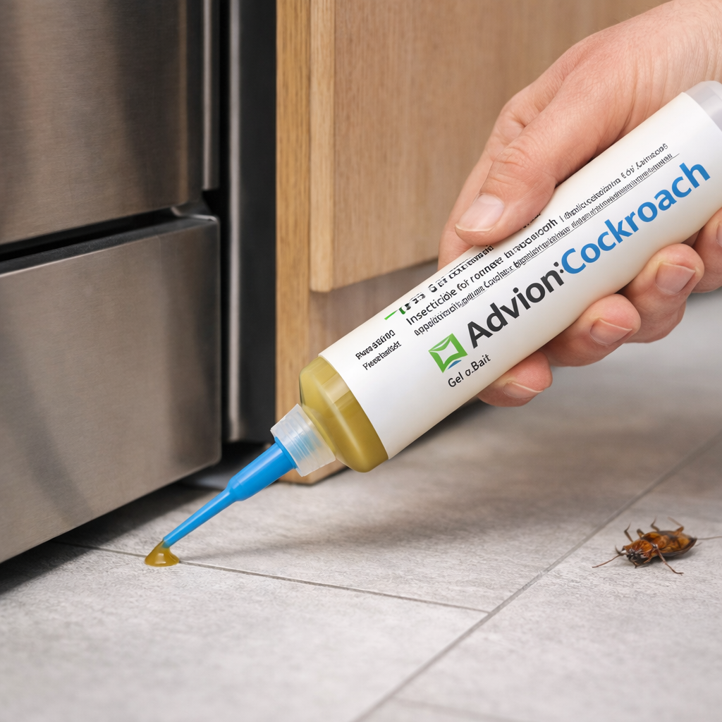 Seringue avec gel anti-cafards Applicateur précis pour intérieur