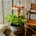 Table de pique-nique pliante portable avec porte-bouteilles et porte-verres