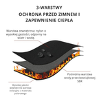 Ultra ciepłe ogrzewane rękawice na chłód