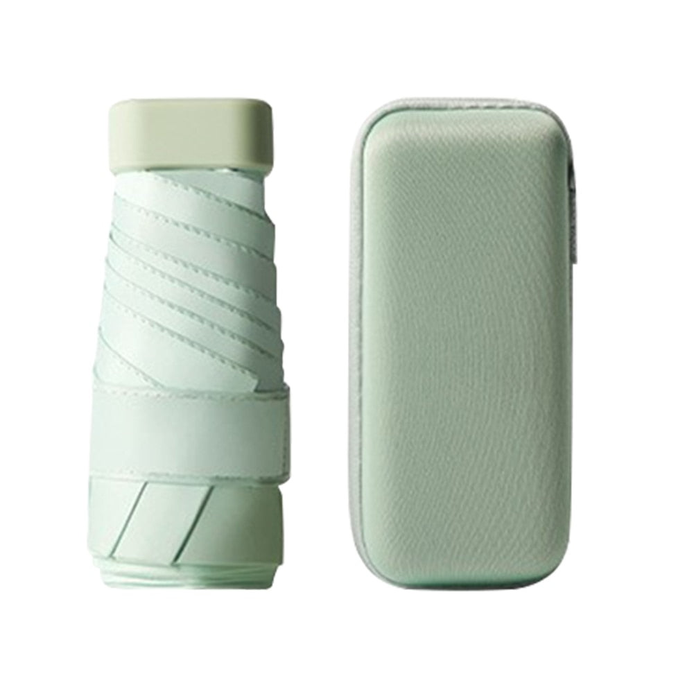 Ombrello Mini Compatto Portatile Protezione dalla Pioggia