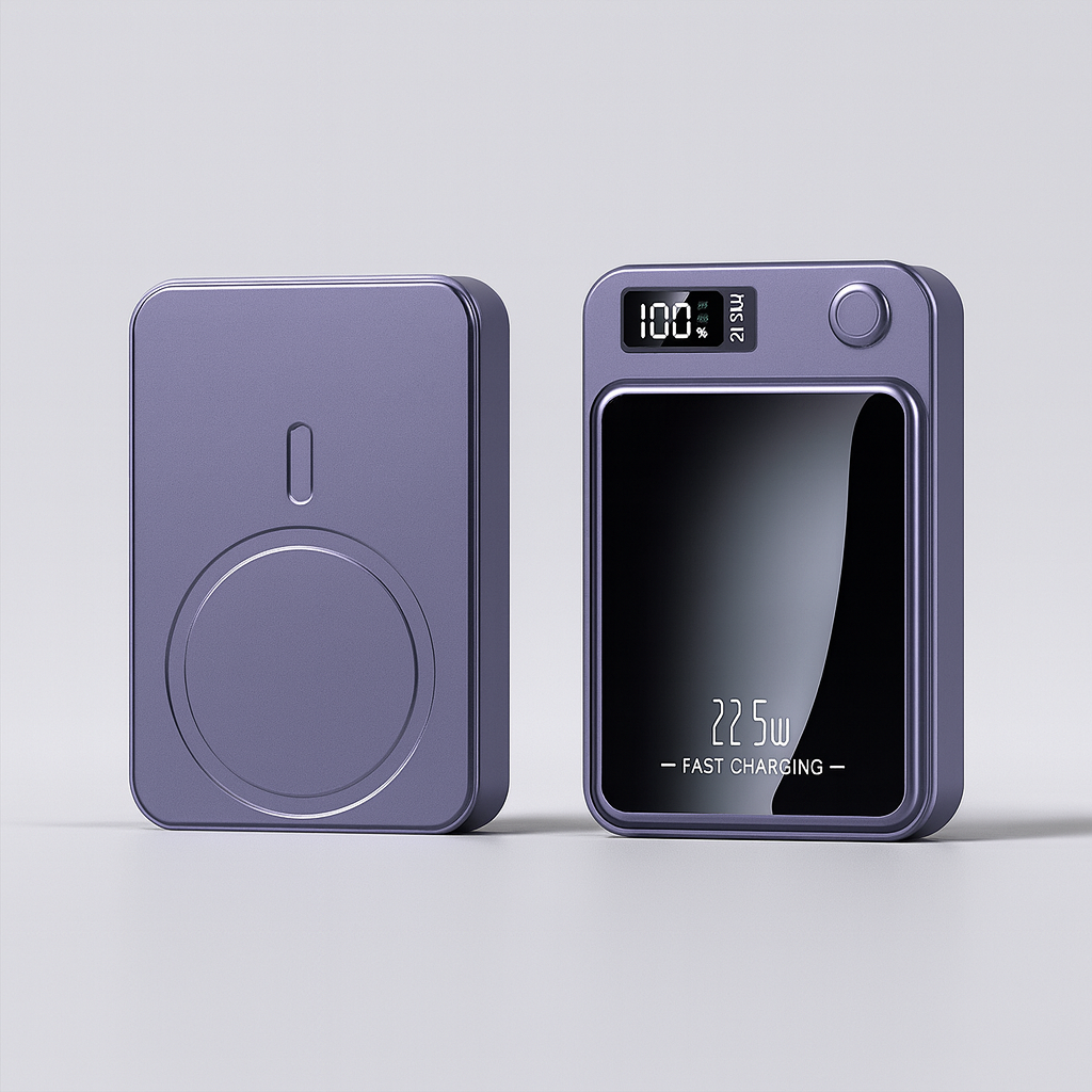 Powerbank compatto e sottile 20000mAh 22,5W - display wireless