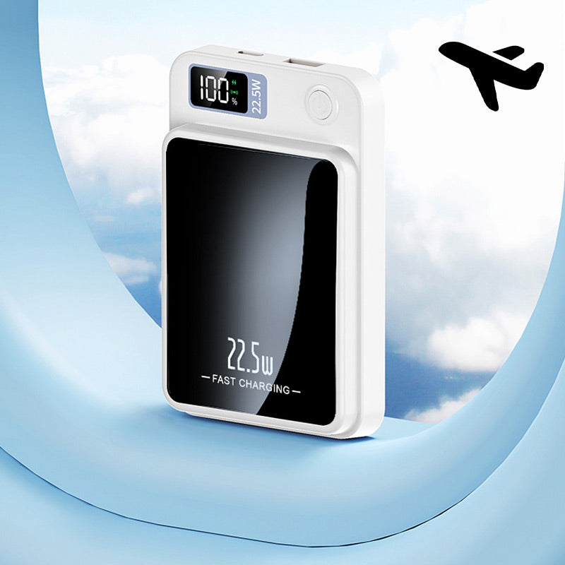 Kompakter schlanker Powerbank 20000mAh 22,5W – kabelloses Display
