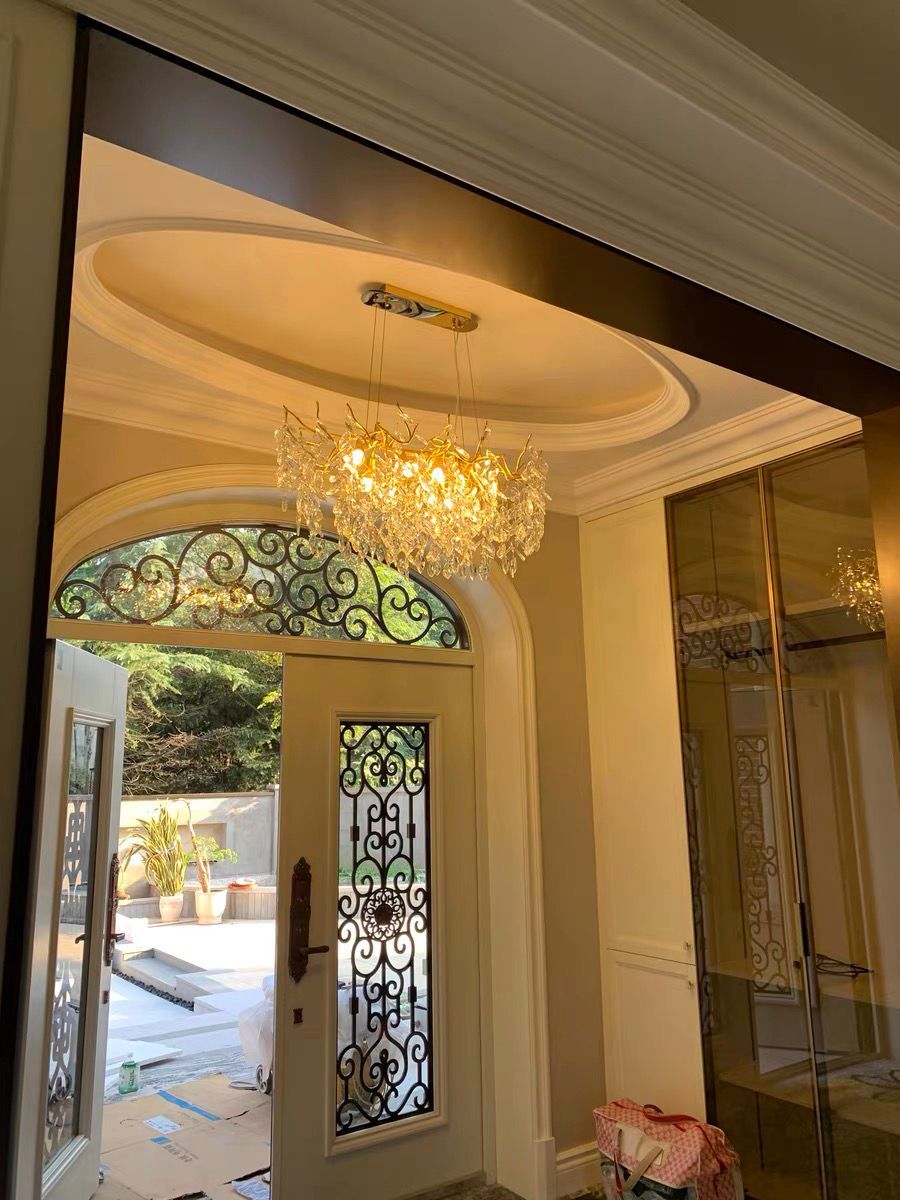 Nowoczesny Żyrandol Gałązkowy Kryształowy