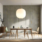 Lampada a sospensione LED rotonda raffinata in stile scandinavo tipo cluster per spazi aperti