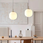 Lampada a sospensione LED rotonda raffinata in stile scandinavo tipo cluster per spazi aperti